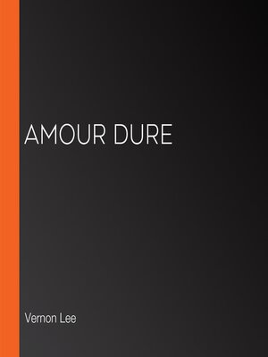cover image of Amour dure